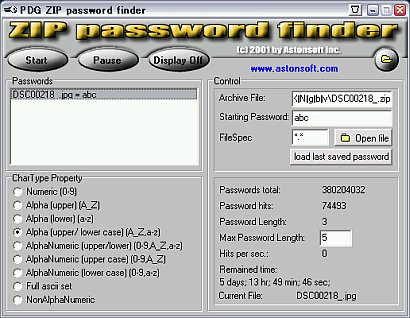 Zip Password Finder おすすめフリーソフト Zipアーカイブファイルパスワード解析 フリーソフト厳選ダウンロード集 ベクター 窓の杜 おすすめフリーソフト